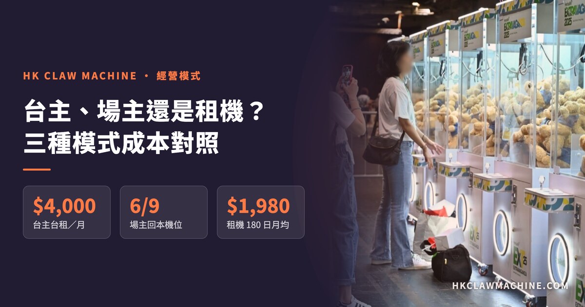 HK Claw Machine 香港夾公仔機